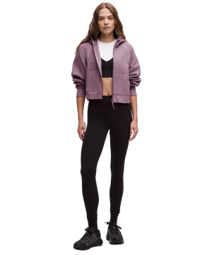 Lululemon Scuba Oversized Full-Zip Hoodie Lavender Lux/Mirror Silver