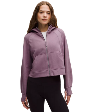 Lululemon Scuba Oversized Full-Zip Hoodie Lavender Lux/Mirror Silver