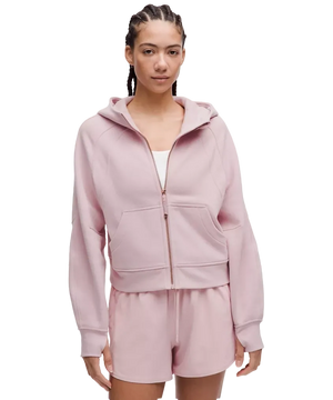 Lululemon Scuba Oversized Full-Zip Hoodie Pink Haze/Rose Gold