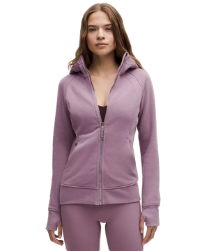 Lululemon Scuba Full-Zip Hoodie Lavender Lux/Mirror Silver