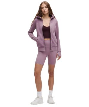 Lululemon Scuba Full-Zip Hoodie Lavender Lux/Mirror Silver