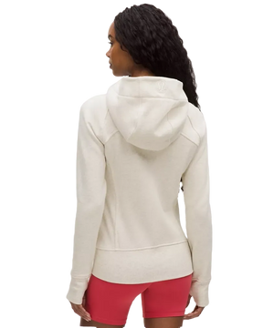 Lululemon Scuba Full-Zip Hoodie Heathered Light Ivory/Gold