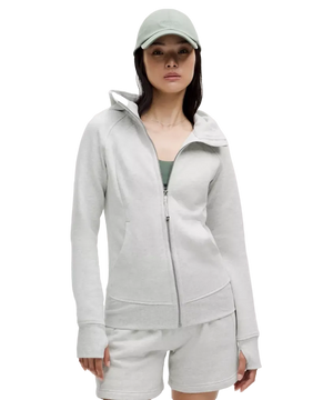Lululemon Scuba Full-Zip Hoodie Heathered Core Ultra Light Grey