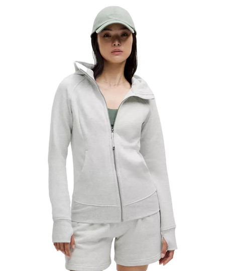 Lululemon Scuba Full-Zip Hoodie Heathered Core Ultra Light Grey