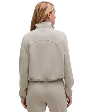 Lululemon Brushed Softstreme Half Zip Riverstone