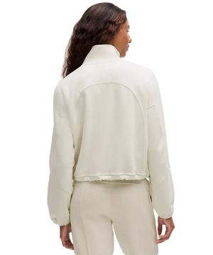 Lululemon Brushed Softstreme Half Zip Bone