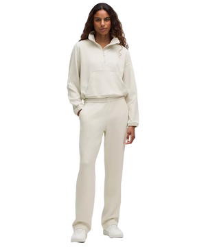 Lululemon Brushed Softstreme Half Zip Bone
