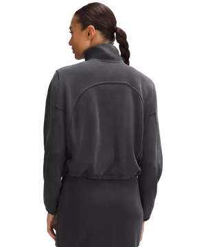 Lululemon Brushed Softstreme Half Zip Black