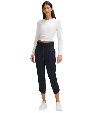 Lululemon Dance Studio Mid-Rise Cropped Pant True Navy