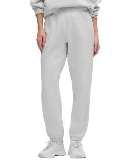 Lululemon Scuba Mid-Rise Oversized Jogger Regular Heathered Core Ultra Light Grey