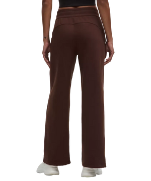Lululemon Scuba Mid-Rise Wide-Leg Pant Lava Cake