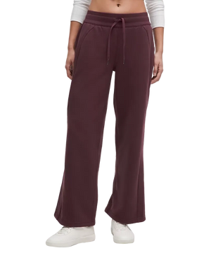Lululemon Scuba Mid-Rise Wide-Leg Pant Goodnight Plum
