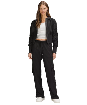 Lululemon Dance Studio Relaxed-Fit Mid-Rise Cargo Pant Black