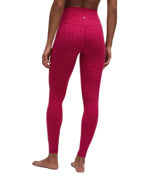 Lululemon Align High-Rise Pant 28" Leopard Daisy Desert Red Magenta Smoke