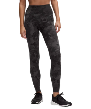 Lululemon Wunder Train High-Rise Tight 28" Hidden Heritage Lace Black Multi