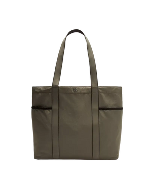 Lululemon Daily Multi-Pocket Tote Bag 20L Grey Sage/Black