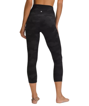 Lululemon Align™ High-Rise Crop 21" Heritage 365 Camo Deep Coal Multi