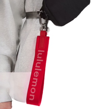 Lululemon Never Lost Keychain Lulu Red/White