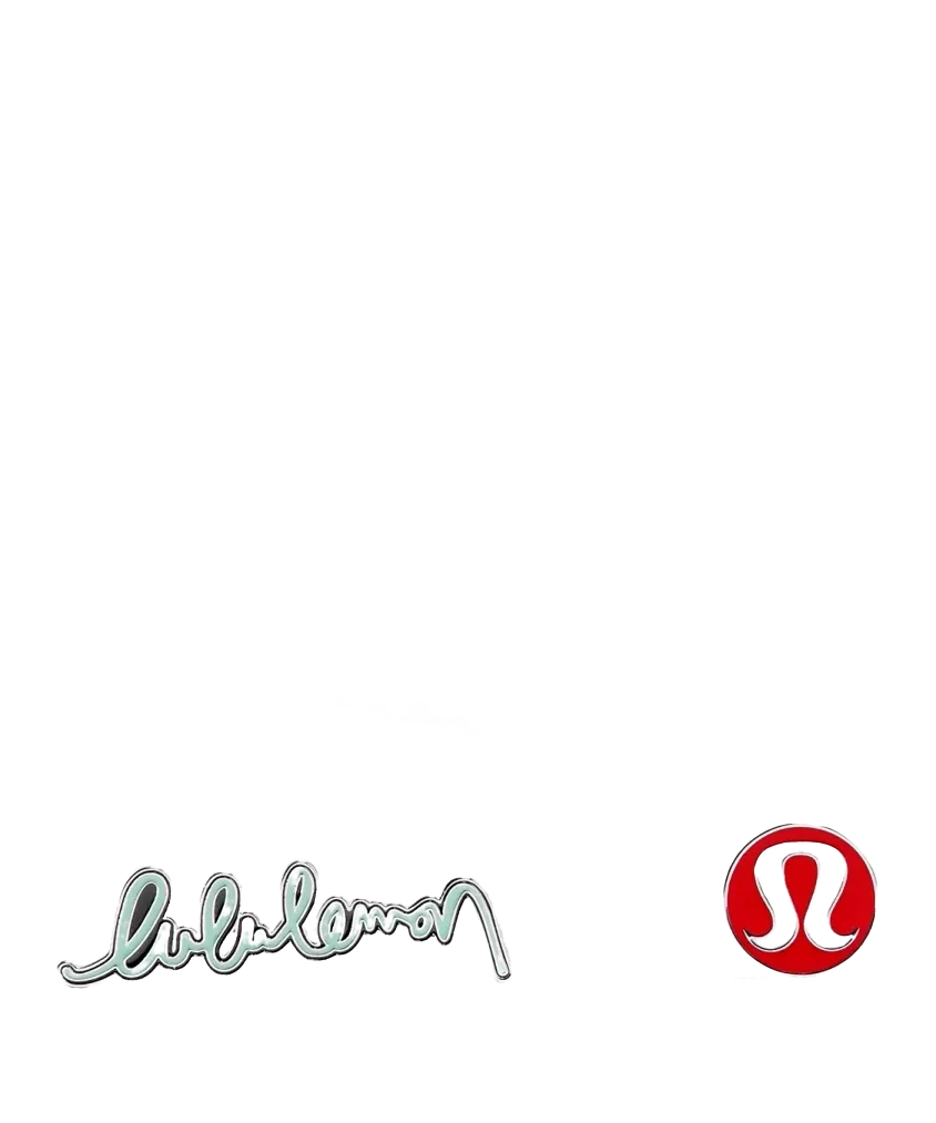 Lululemon Collectible Pins 2 Pack Lulu Red/Ideal Mint