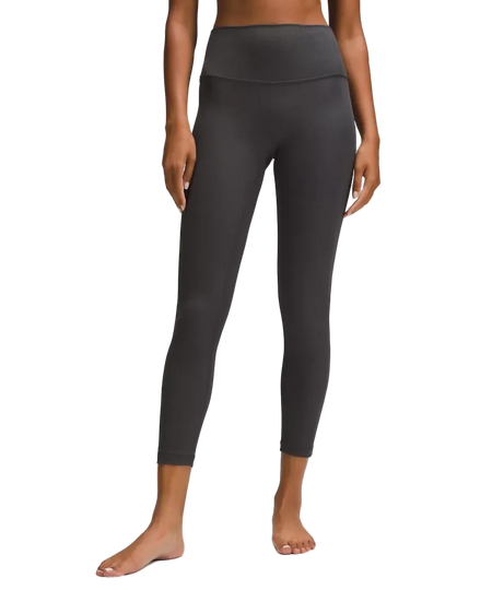 Lululemon Align™ High-Rise Ribbed Pant 25" Graphite Grey