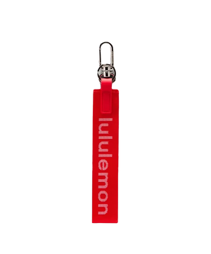 Lululemon Never Lost Keychain Lulu Red/White