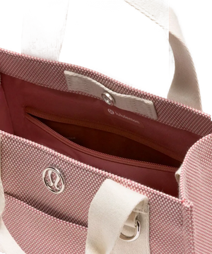 Lululemon Two-Tone Canvas Mini Tote Bag 4.5L Spiced Chai/Bone