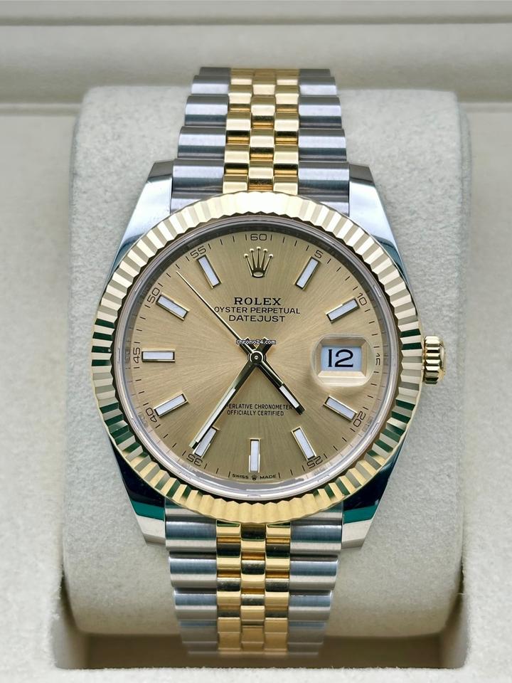 Rolex | Datejust | 126333 | Steel | 36 mm | Steel | Champagne | Automatic
