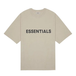 Fear of God Essentials Applique Logo T-Shirt Tan