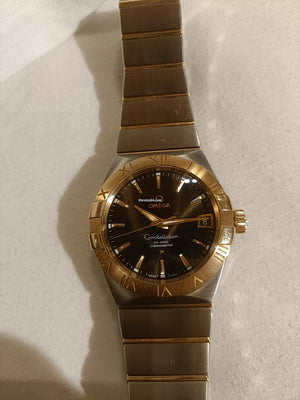 Omega Constellation Men Gold Steel