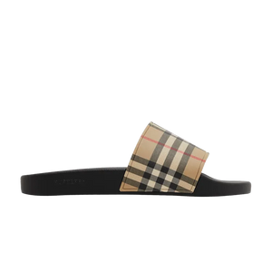 Burberry Check Slide Archive Beige