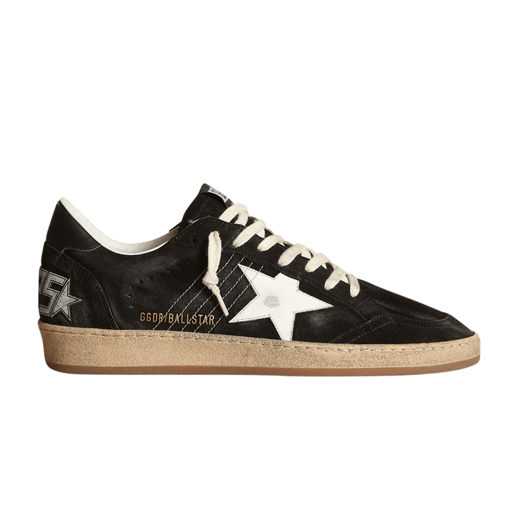 Golden Goose Ball Star Black White