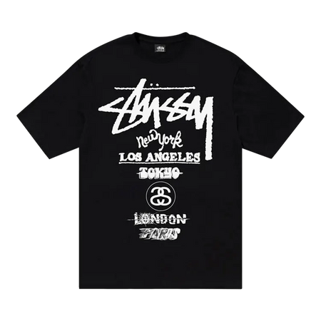 Stussy Tour T-Shirt Black