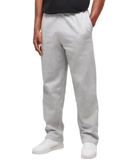 Gymshark Crest Straight Leg Joggers Light Grey Marl