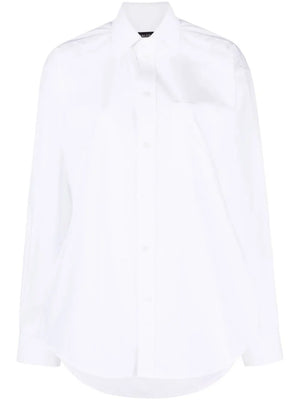 hourglass-shape long-sleeve shirt