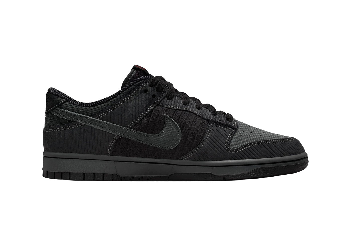 Nike Dunk Low Black Corduroy