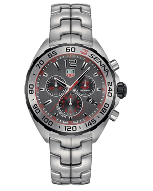 Tag Heuer Formula 1 Senna Edition Grey Dial Stainless Steel Men's Watch CAZ1012.BA0883