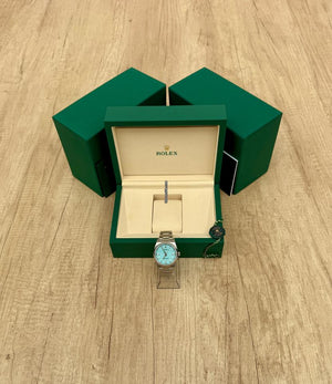 Rolex | Oyster Perpetual | 126000 | Steel | 36 mm | Steel | Turquoise | Automatic