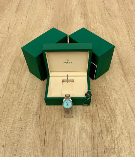 Rolex | Oyster Perpetual | 126000 | Steel | 36 mm | Steel | Turquoise | Automatic