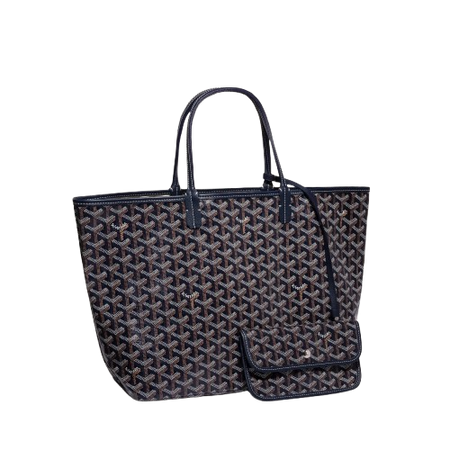 Goyard Saint Louis PM Bag (Navy Blue)