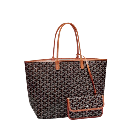 Goyard Saint Louis PM Bag (Black & Tan)