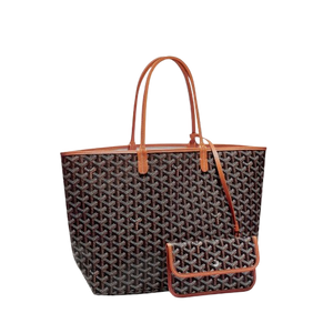 Goyard Saint Louis PM Bag (Black & Tan)