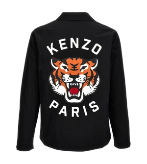 Kenzo Black Logo Print Jacket