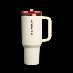 Stanley The Quencher ProTour Flip Straw Tumbler 40 OZ Cream Rose Gold