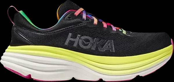 Hoka Bondi 8 Black/Citrus Glow