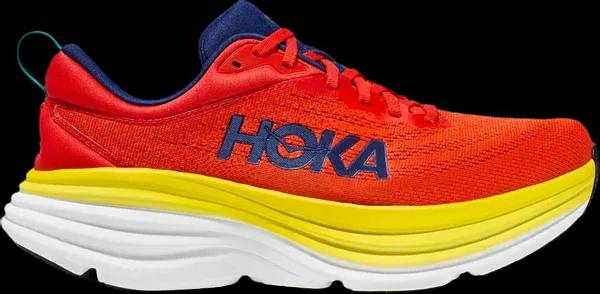 Hoka Bondi 8 Red Alert/Flame