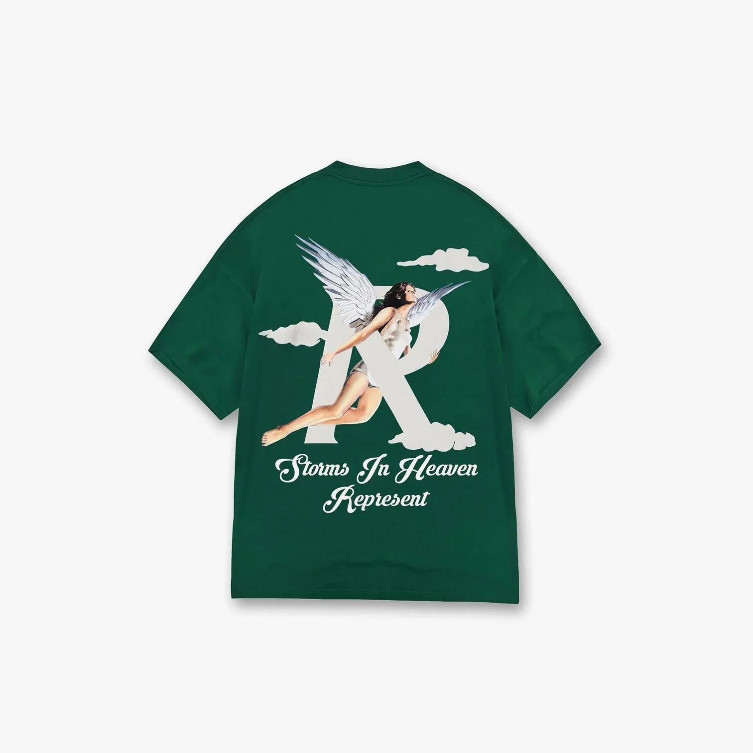 Represent Storms In Heaven T-Shirt Racing Green
