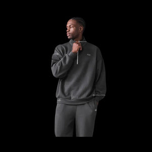 Alo Accolade 1/4 Zip Pullover Anthracite
