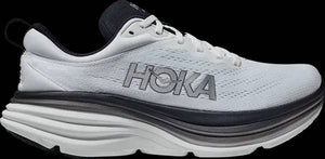 Hoka Bondi 8 White Black