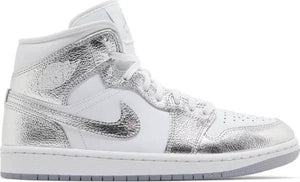 Air Jordan 1 Mid SE Metallic Silver