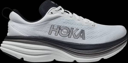 Hoka Bondi 8 White Black